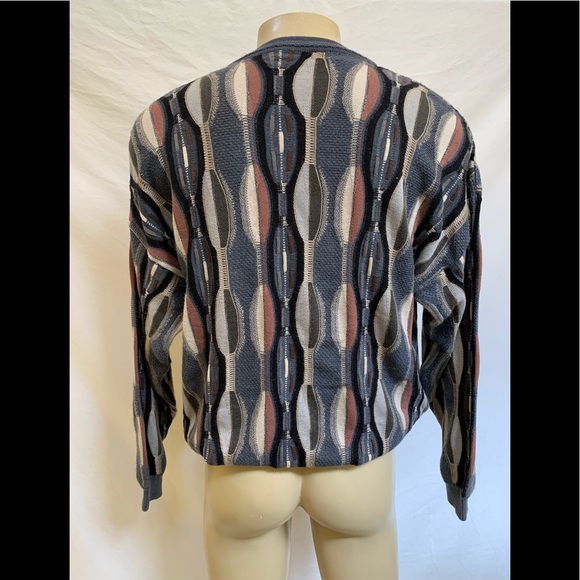 The Mirage L.V. D.Fine Men’s Size XXL Multicolored Knit Sweater - Picture 3 of 7